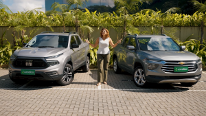 Fiat Toro Freedom e Chevrolet Montana LTZ lado a lado