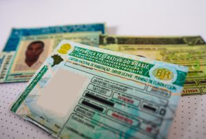 The new National Driver's License (CNH). Official document of Brazil, which attests the ability of a citizen to drive land vehicles