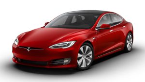 Tesla Model S Plaid vermelho