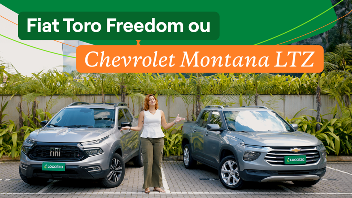 Comparativo: Fiat Toro Freedom x Chevrolet Montana LTZ