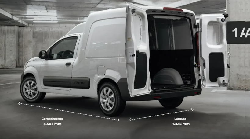 Partner Rapid, dimensões